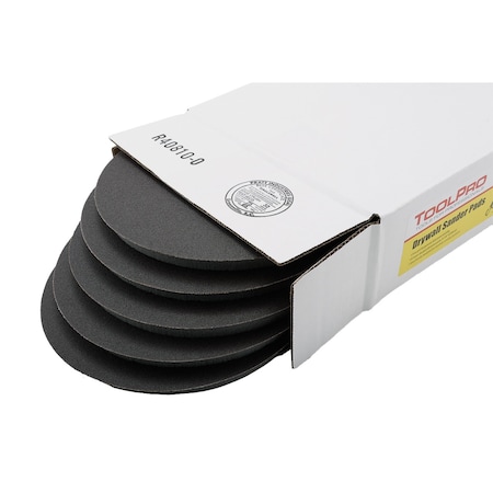 Toolpro 9 in 120 Grit Drywall Sander Pads 5Pack, 5PK TP00125